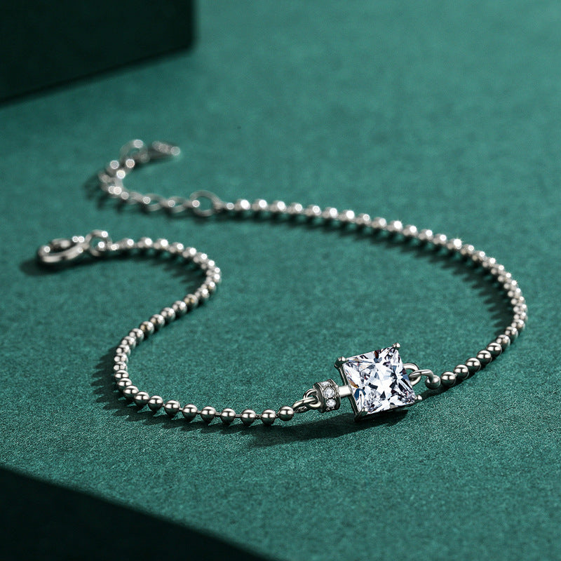 צמיד כסף 925 משובץ אבני זירקוניה